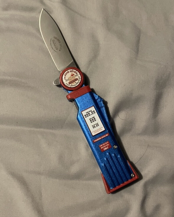 Car Guy Gas Pump Folding Pocket Knife Busted Knuckle Garage + 2 More
