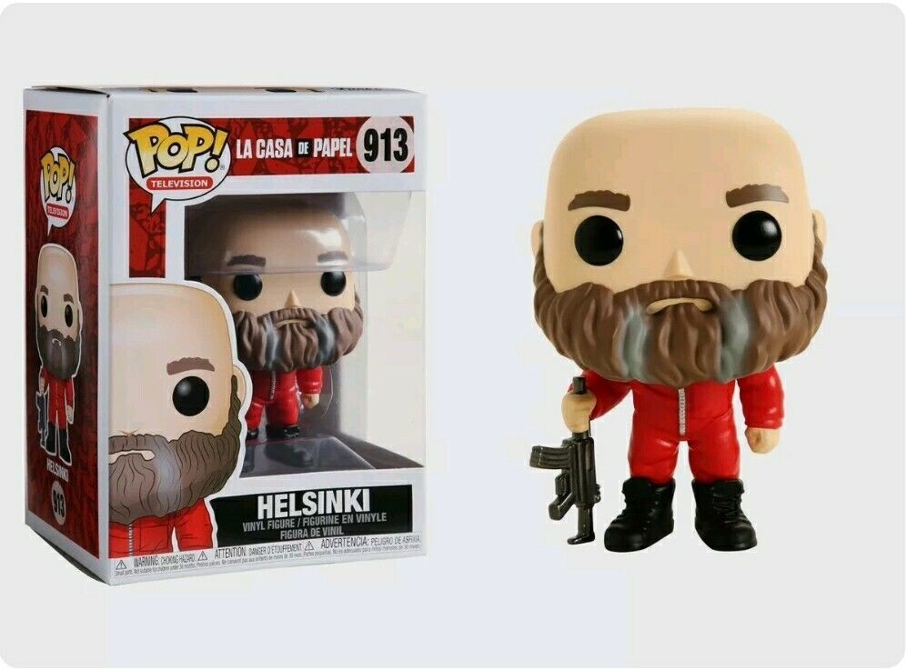 BONECO FUNKO POP LA CASA DE PAPEL - HELSINKI #913 - Preech Informática