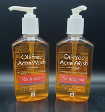 Neutrogena Oil Free Acne Wash Lot of 2 