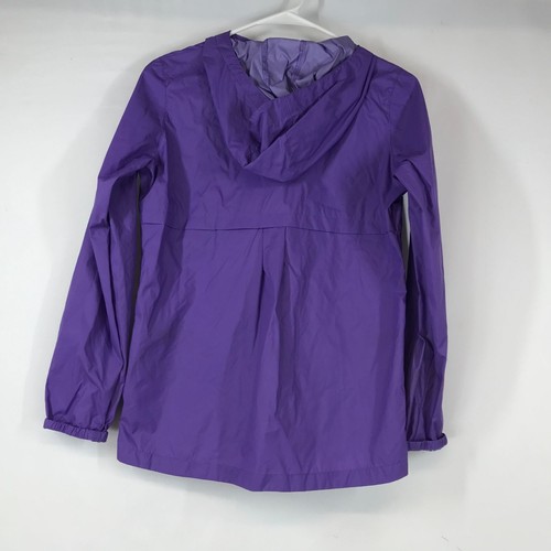 COLUMBIA - GIRLS LARGE 14/18 - PURPLE FULL ZIP HOODED LIGHTWEIGHT JACKET - Picture 2 of 4