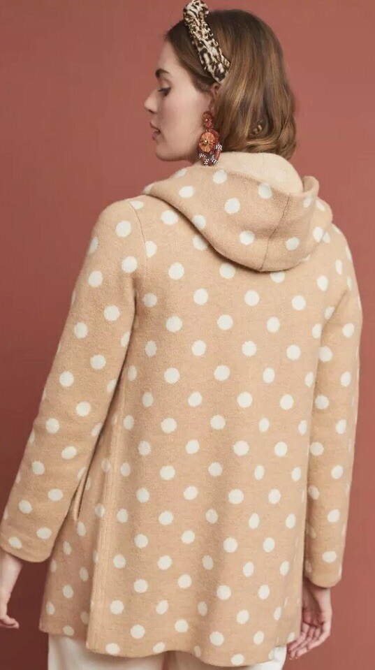 セール! Field Flower Dottie Sweater Coat New Anthropologie Field Flower Dottie Sweater Coat XXSP #155