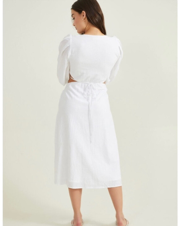 blue ivy off shoulder dress Rebecca Vallance Blue Ivy Off Shoulder Mini Dress in Print