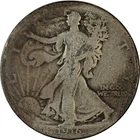 1916 Walking Liberty Silver Half Dollar VG Very Good Nice Key Date Coin
