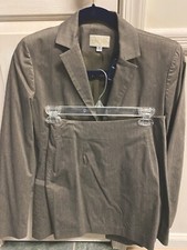 Cache Light Gray 2 Piece Suit Size 2 Top 4 Skirts
