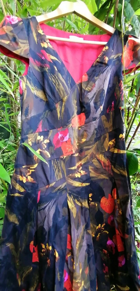 Next pink floral tea dress cheap