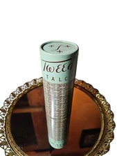 Tweed Lentheric Talc Shaker 2.0 OZ Vintage Full