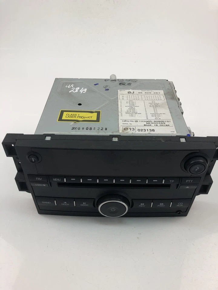 UK2849 CHEVROLET CD RADIO CONTROL BJ96628287 [PIN/CODE NOT INCLUDED] - Image 2 of 4