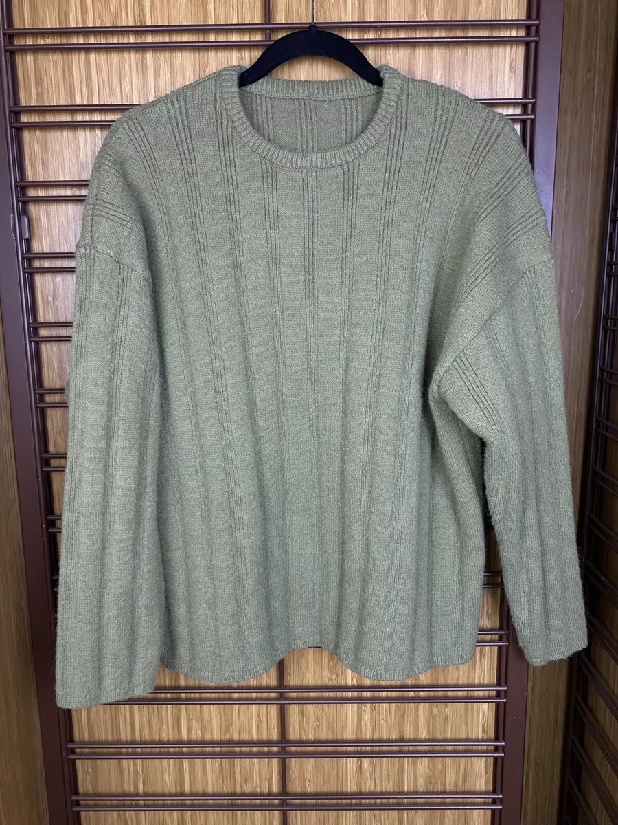 Drop shoulder deals sweater mens