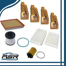 KIT FILTRI PEUGEOT 208-2008-CITROEN C3 II 1.6 HDI-BLUE HDI + 4 LT OLIO 5W30