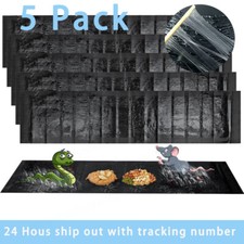 5PCs 47" LARGE MOUSE MICE RAT Glue Traps Rodent Roach Snake Catcher Super Sticky