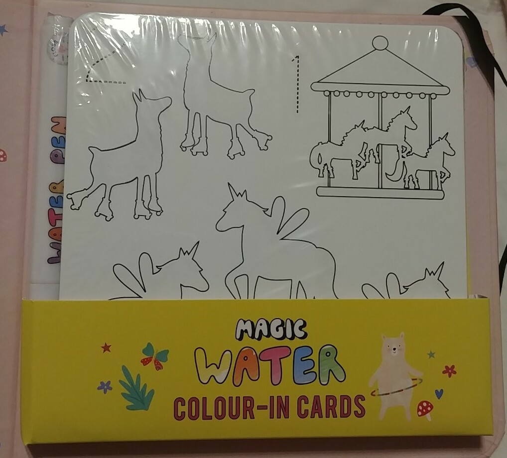 NEW Floss & Rock Magic Water Colour In Cards Color Reusable Pen Unicorn  40P3604 5055166355544 | eBay