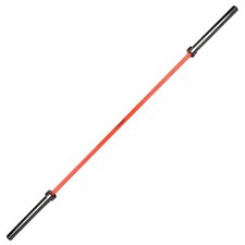 Exersci Black/Red 7FT Olympic Barbell - 20KG - Max Load 300KG 