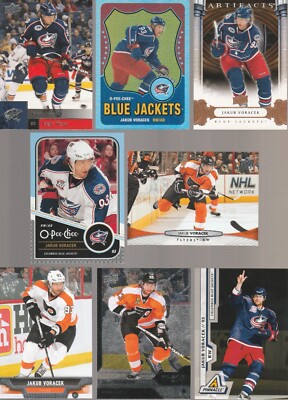   Huge 35 + different JAKUB VORACEK cards lot 2009 - 2021 Blue Jackets Flyers