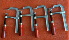 4x Bessey All-steel Screw Table Clamps - GZ10 100/60mm