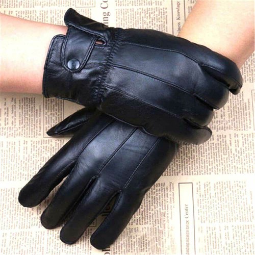 MENS REAL LEATHER GLOVES THERMAL THINSULATE LINED DRIVING SOFT WARM
