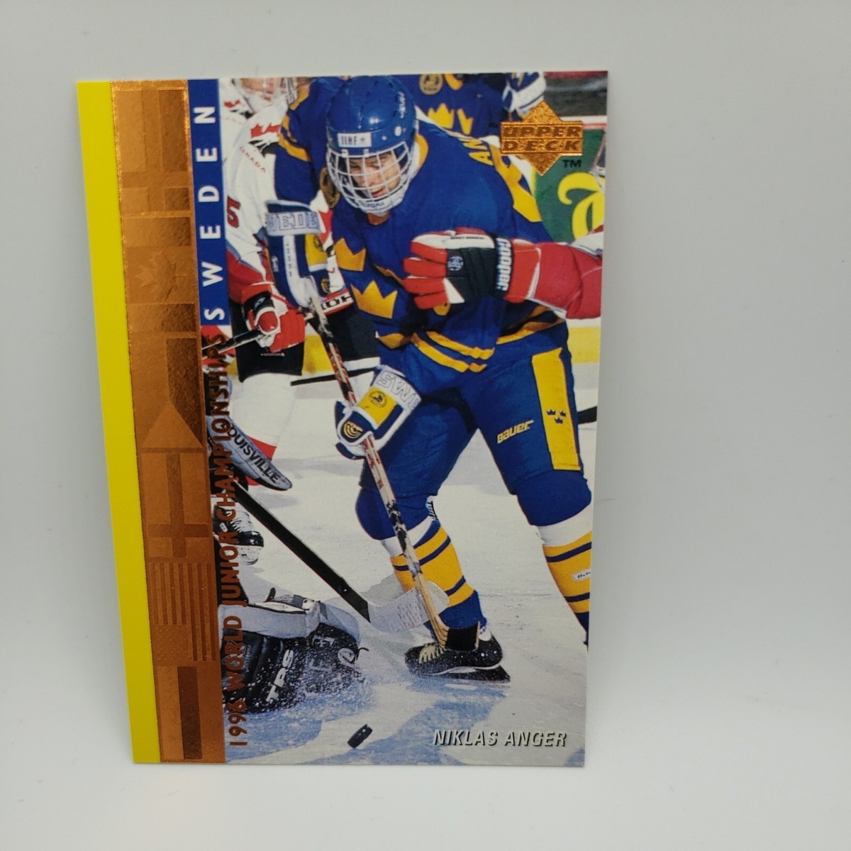 1995-96 UD Upper Deck Electric Ice Niklas Anger Rookie RC #561