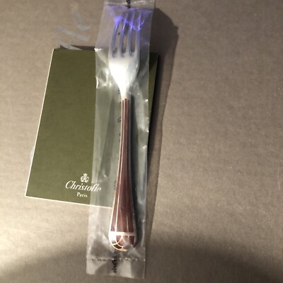 CHRISTOFLE 1 Fourchette Dessert 17 CmLaque chine -talisman Sien Neuf C