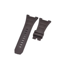 31mm Brown Rubber Watch Strap For IWC Big Ingenieur