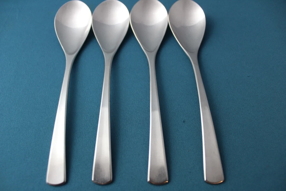 Colheres de sopa ovais 4 lugares WMF DOMUS aço inoxidável Coreia moderna 7 3/8" - Imagem 2 de 4