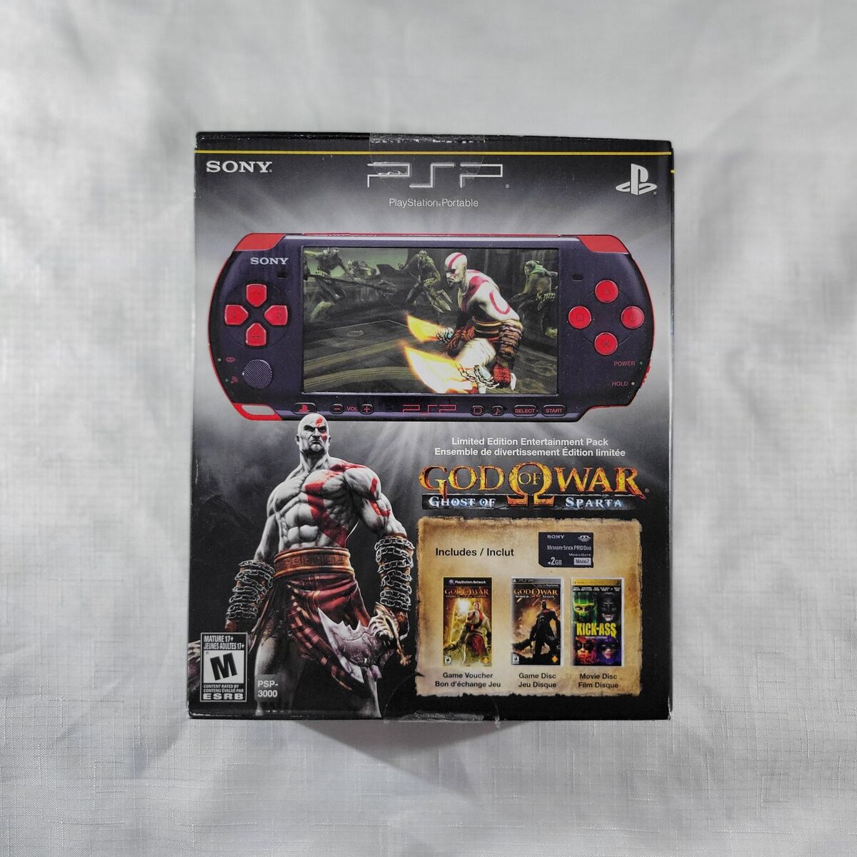 🔥 Sony PSP Limited Edition God of War - Ghost of Sparta