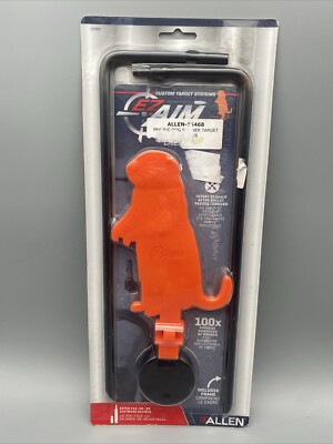 EZ Aim Allen Prairie Dog Spinner Target Orange NEW SEALED .22-.50 Frame