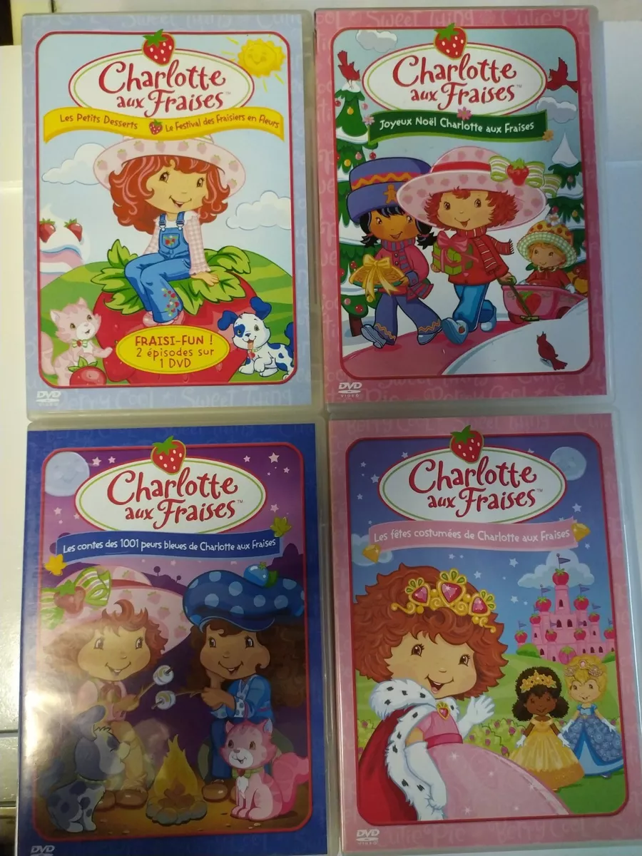 Charlotte Aux Fraises Dessin Animé Personnages Lot 4 DVD Enfant Charlotte Aux Fraises - dessin animé | eBay