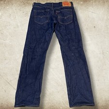 Vintage Levi's Jeans 40547-2317 Brown Tab Straight Fit Blue Mens 42x32 Retro