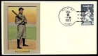 1983 Babe Ruth FDC Cleveland Indians Nap LaJoie HOF 1937 Card Fulton Cachet