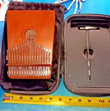 Kalimba thumb Piano 17 Key Wooden Keyboard Music Instruments New in case !LQQK!