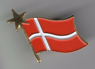 RARE PINS PIN'S .. TOURISME PAYS COUNTRY DRAPEAU FLAG DANEMARK DANISH ...