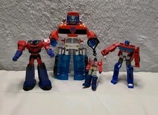 Transformers Action Figures Optimus Prime Toys, Lot Of 4