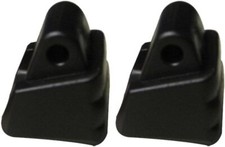 2 Pcs Black Roller Skates Brake Stopper Replacement Skate 1,