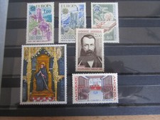 Andorre 6 timbres neufs**. Cote 28 €. TTBE.