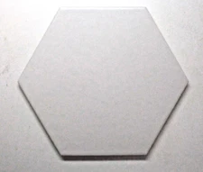 1 Floor Tile Equipe Spain Slightly Wrinkled 7 X 8 Inch Honeycomb Matte Blanco