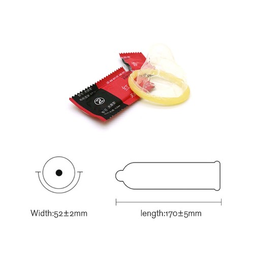 10x Natural Latex Condom Penis Sleeve Condoms with Full Oil Condom contraception - Picture 5 of 11