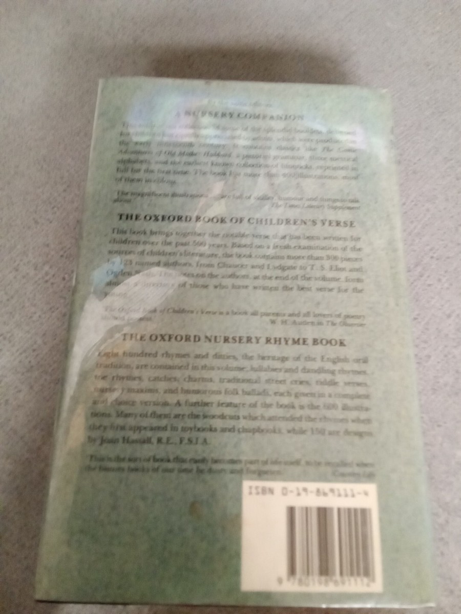 The Oxford Dictionary of Nursery Rhymes by Peter Opie (1984