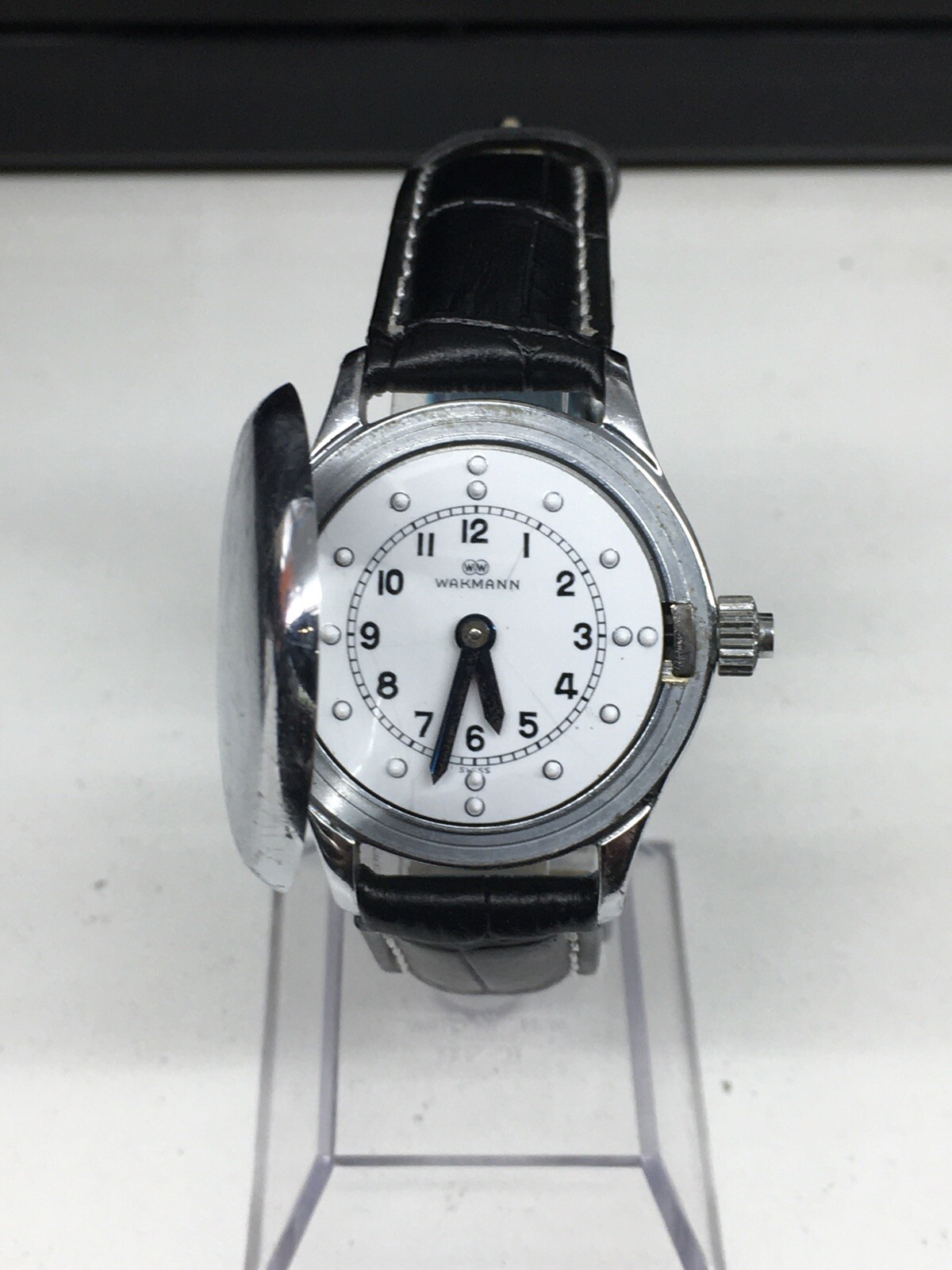 Vintage Wakmann Braille Wrist Watch for the Blind Not Work needs