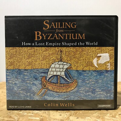 Sailing from Byzantium by Colin Wells Ex Library 8 CD Unabridged Audiobook