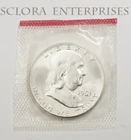 1961 D Franklin Half **90% SILVER**  *BU - MINT CELLO*