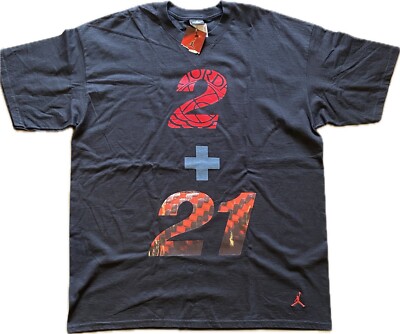 Air Jordan 2+21 The Countdown Package T Shirt Rare New XL Michael Jordan  - Main Image