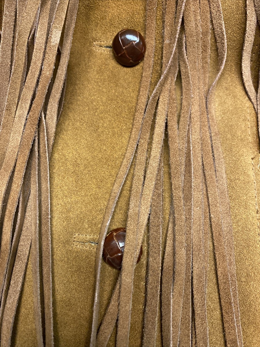 \"70's ms.pioneer フランジウエスタンジャケット\" VTG SUEDE FRINGE WESTERN BOHO BIKER MS PIONEER JACKET SZ 14
