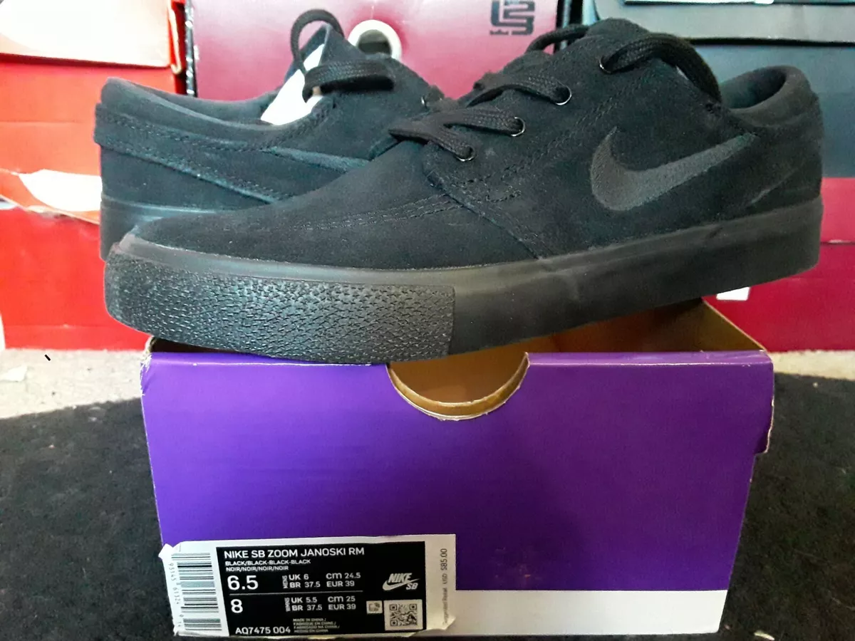 Nike Air Zoom Stefan Janoski SB RM Suede Black low mid hi AQ7475 004 | eBay