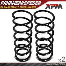 2x Federn Fahrwerksfeder Hinterachse für BMW 6er E63 645 Ci Coupe BJ 2004-2005