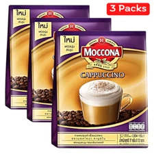 Cappuccino Coffee Powder Instant Moccona Freeze Dried Creamy Blend Hot Drink x3