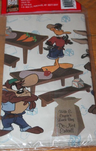 VINTAGE Looney Tunes Blues LUNCH favor BAGS, Bugs Bunny, Daffy, Sylvester, Levi - Picture 2 of 6