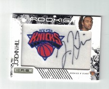 2009 Rookies & Stars Jordan Hill Rookie Autograph Game Worn Patch  BV $40