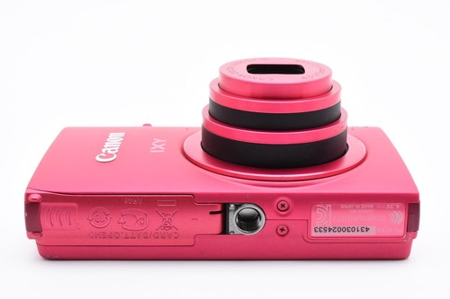 🍀EXC+5🍀Canon IXY 420F PowerShot ELPH 320 IXUS 240 HS Red Wi-Fi w/Battery Japan - Picture 9 of 13