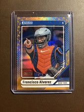 FRANCISCO ALVAREZ 2024 Donruss Baseball On Fire Emoji /75 New York Mets