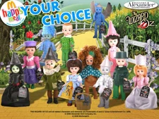 McDonald's 2008 MADAME ALEXANDER Wizard of Oz MUNCHKIN Doll YOUR Toy CHOICE