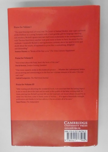 The Letters of Samuel Beckett: Vol 4 1966-1989 (Cambridge University Press 2016) - Bild 3 von 4